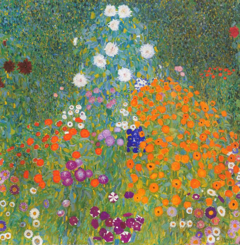 Gustav Klimt Deutsch: Bauerngarten oil painting picture